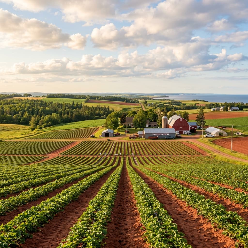 Westech Agriculture nursery fields in Alberton, PEI